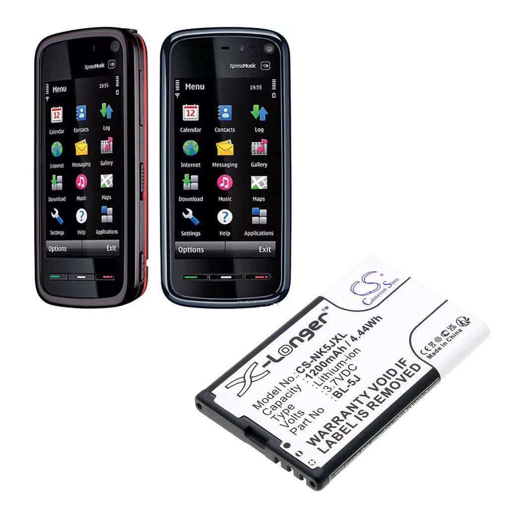 Kompatibilis akkumulátor csere Nokia BL-5J