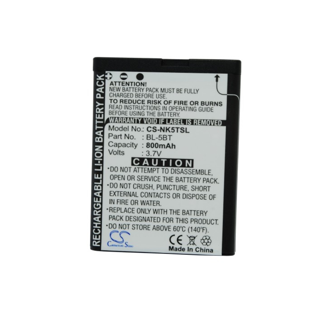Kompatibilis akkumulátor csere Nokia BL-5BT
