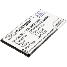 Kompatibilis akkumulátor csere Nokia BP-4W
