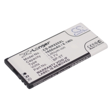 Kompatibilis akkumulátor csere Nokia BP-5T