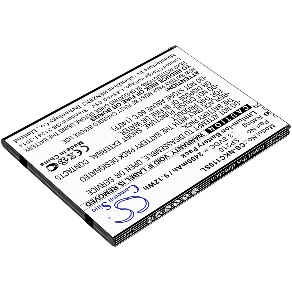 Kompatibilis akkumulátor csere Nokia SP210