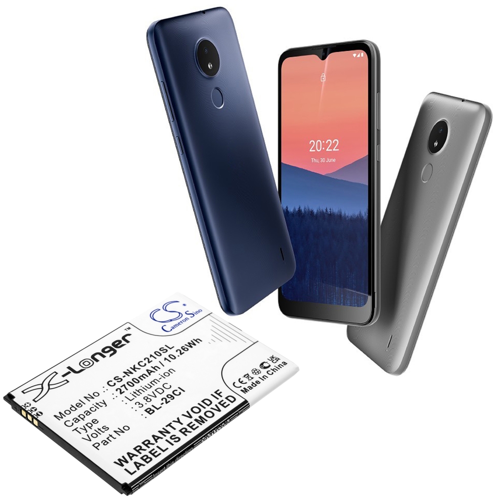 Fényképezőgép akkumulátorok Nokia C20 (CS-NKC210SL)