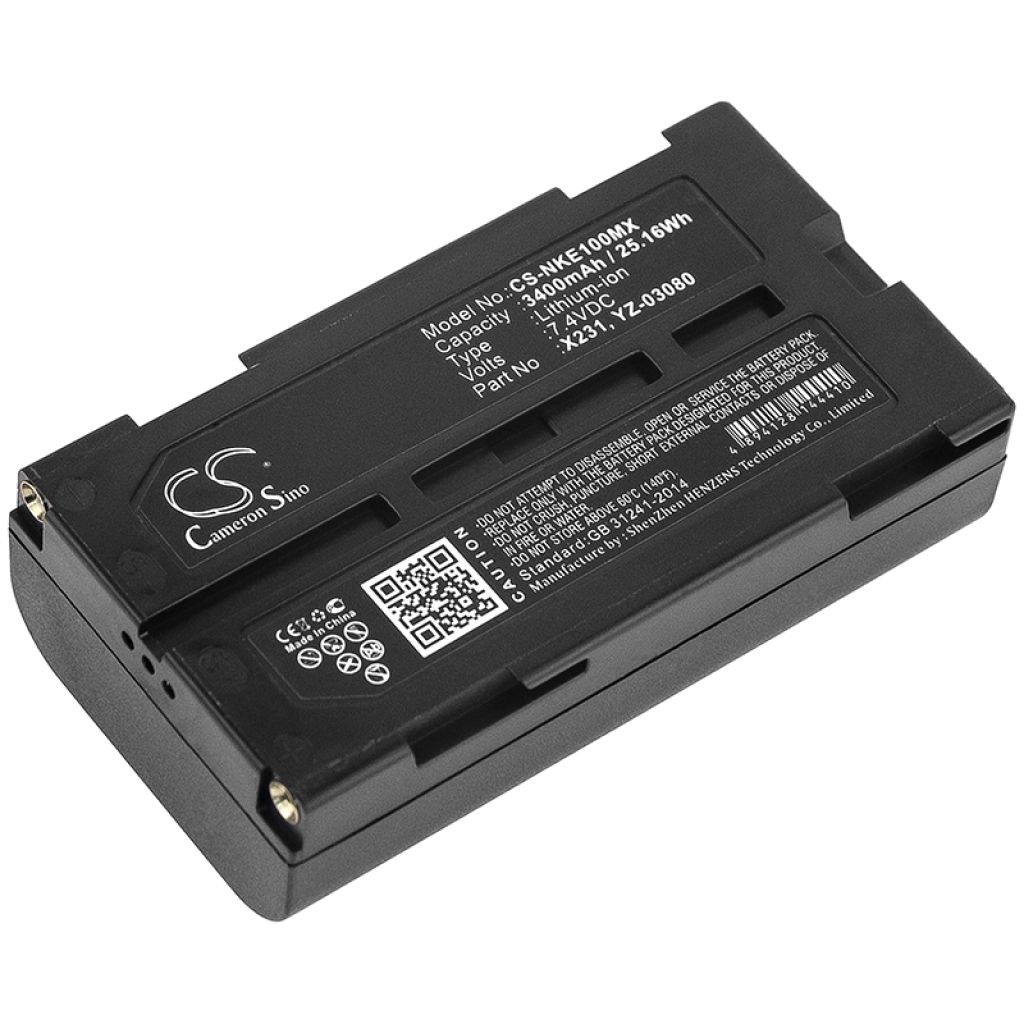 Kompatibilis akkumulátor csere Nihon Kohden X231,YZ-03080