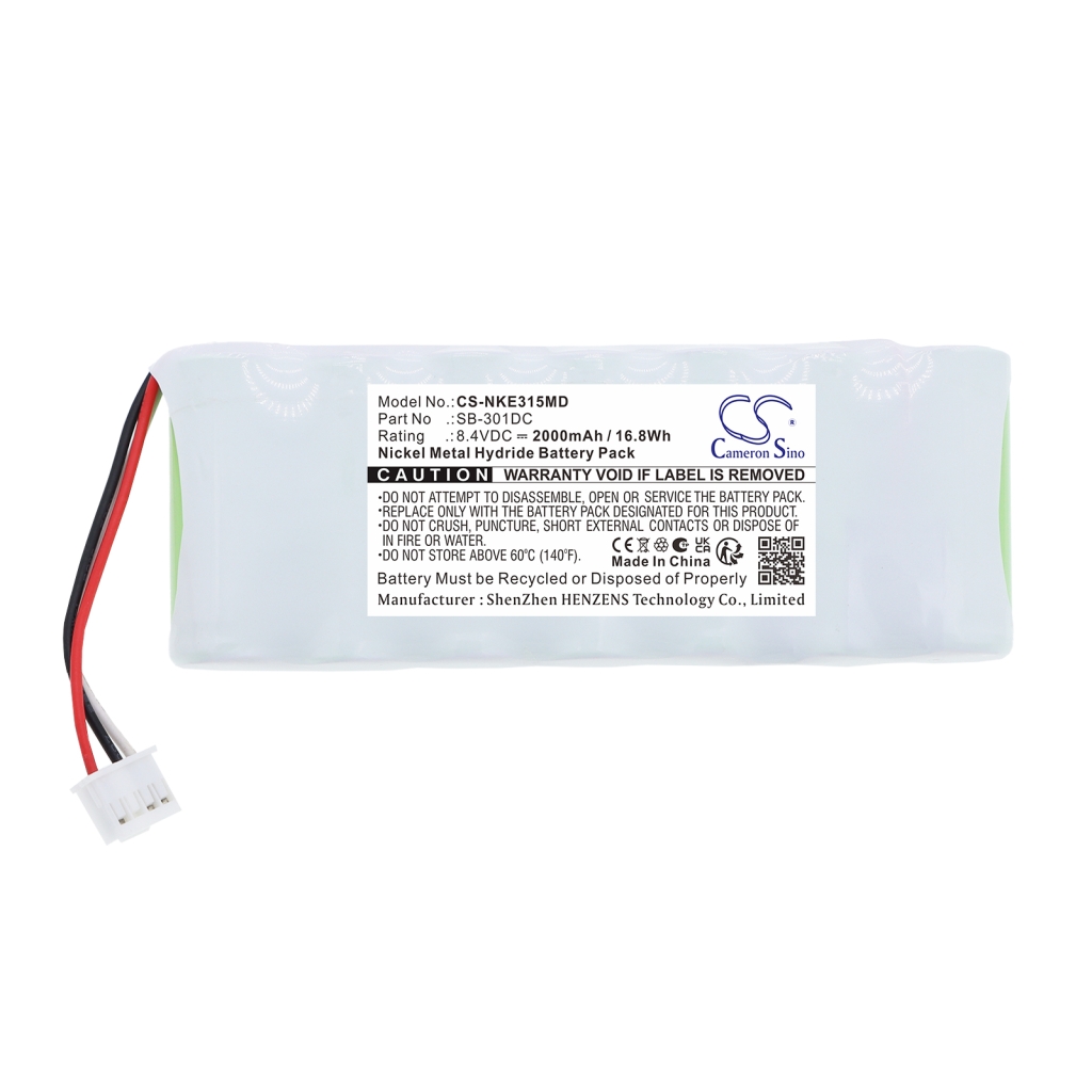 Akkumulátorok kompatibilis a következőkkel Nihon Kohden ECG-3150 Cardiofax C CS-NKE315MD