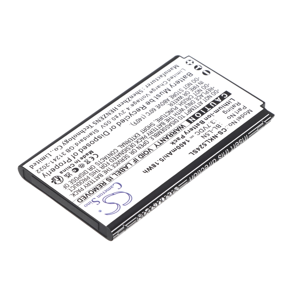 Akkumulátorok kompatibilis a következőkkel Nokia 230 2024 CS-NKL524SL