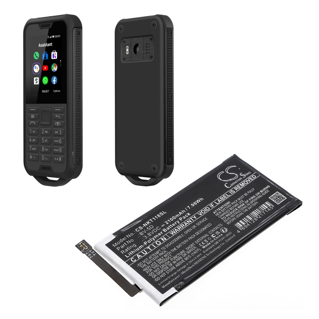 Mobiltelefon akkumulátorok Nokia CS-NKT118SL