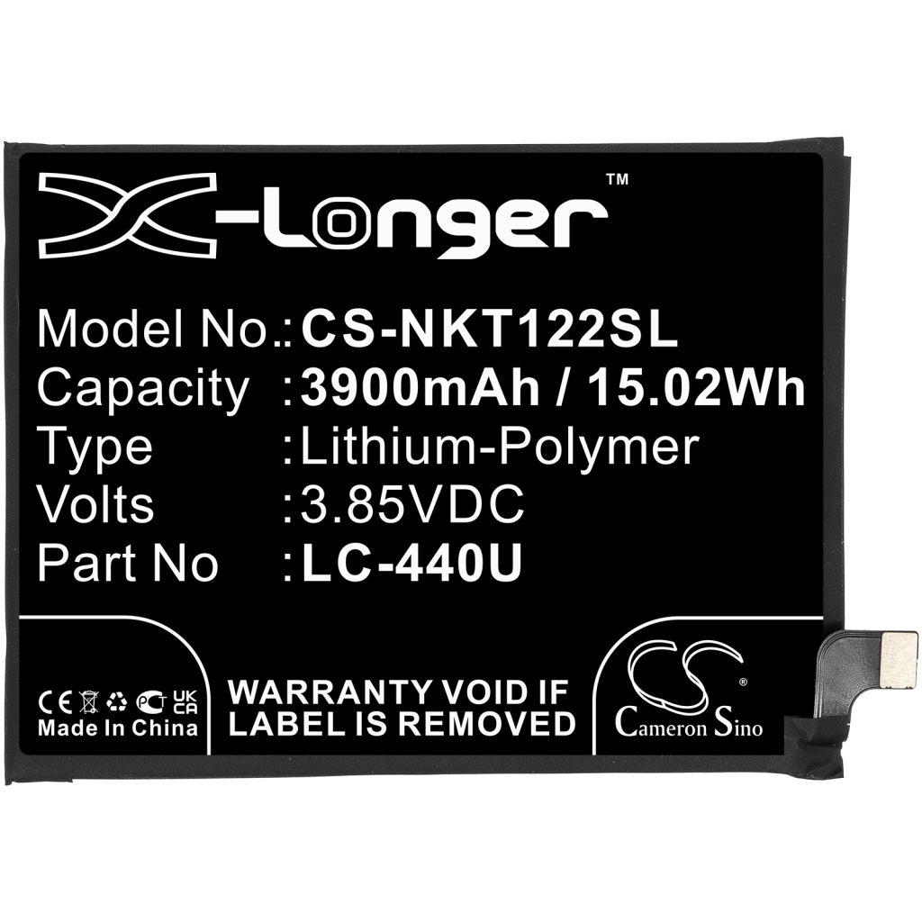 Kompatibilis akkumulátor csere Nokia LC-440U