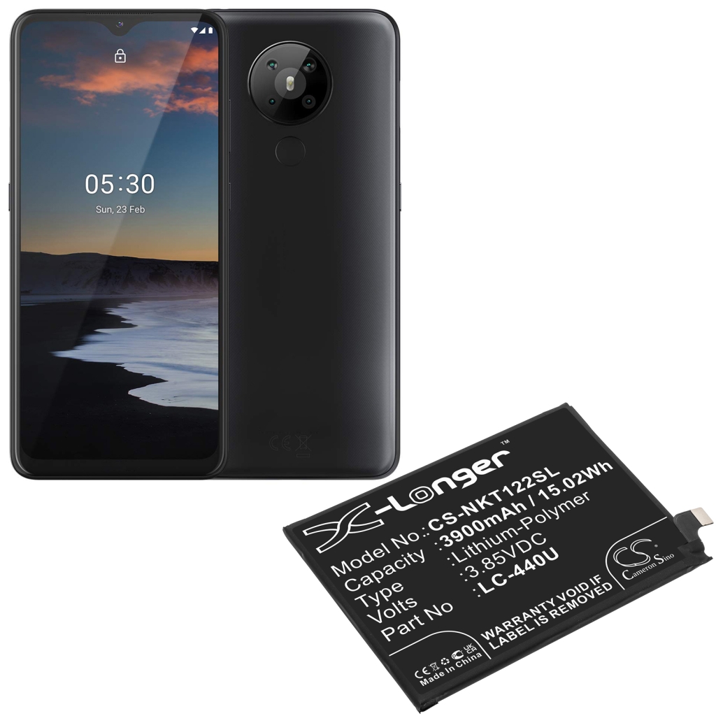 Kompatibilis akkumulátor csere Nokia LC-440U