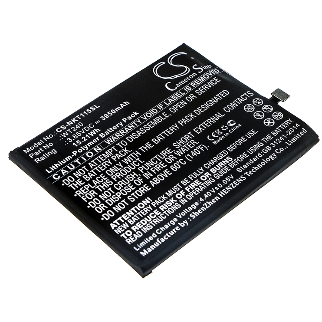 Kompatibilis akkumulátor csere Nokia WT240