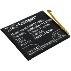 Kompatibilis akkumulátor csere Nokia HE342,HE361