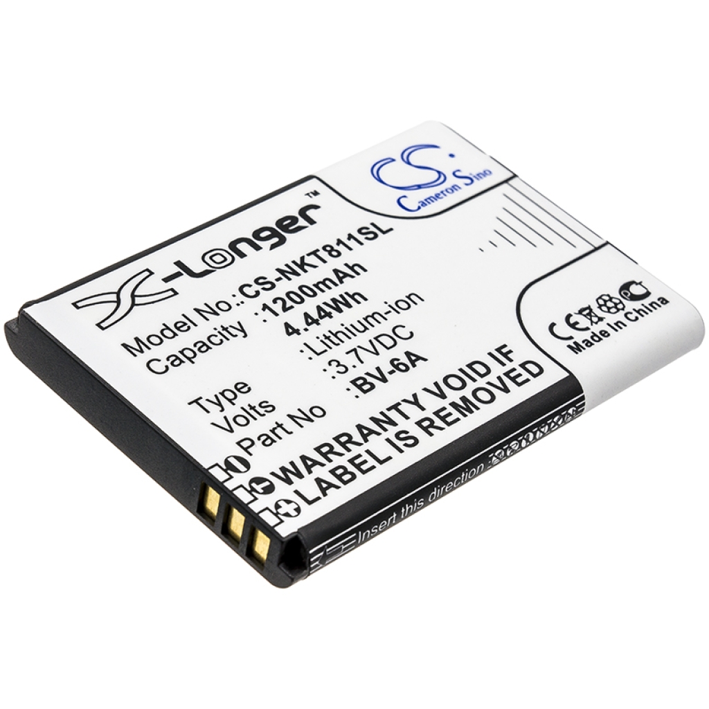 Kompatibilis akkumulátor csere Nokia BV-6A