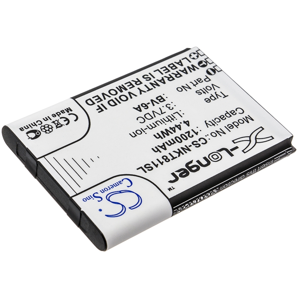 Kompatibilis akkumulátor csere Nokia BV-6A