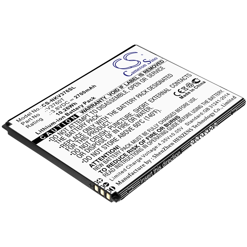 Fényképezőgép akkumulátorok Nokia CS-NKV376SL