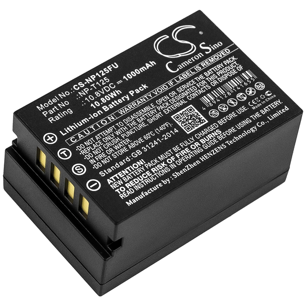 Fényképezőgép akkumulátorok FUJIFILM CS-NP125FU