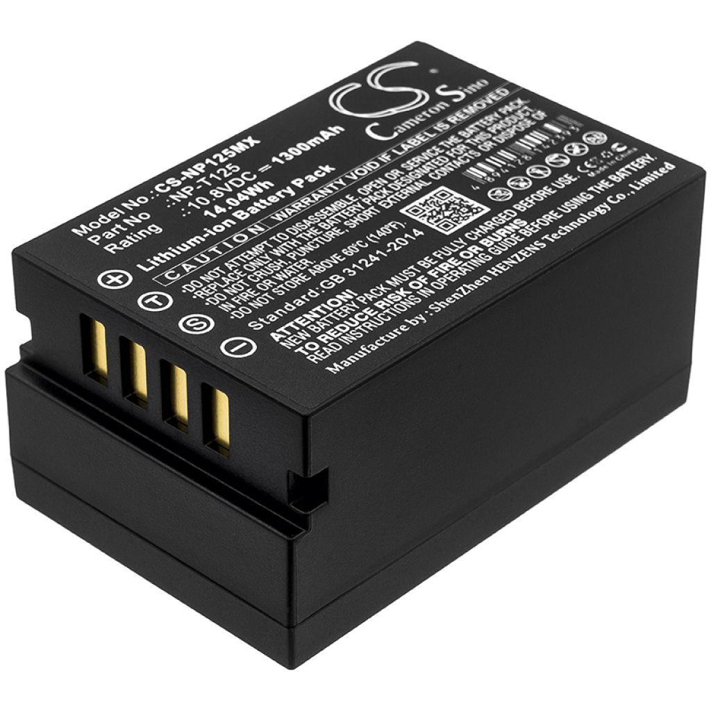 Akkumulátorok Helyettesíti a NP-T125