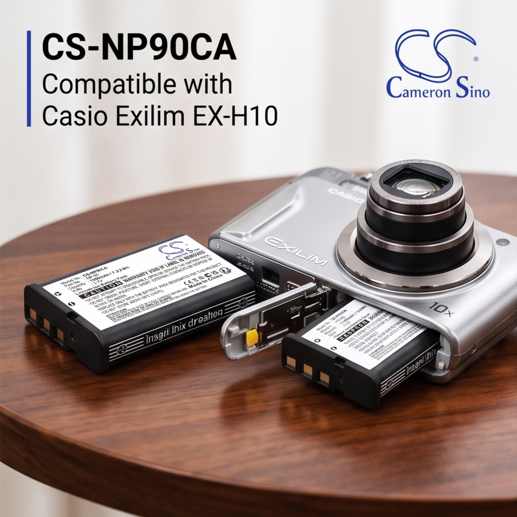 Battery for CASIO Exilim EX-H15