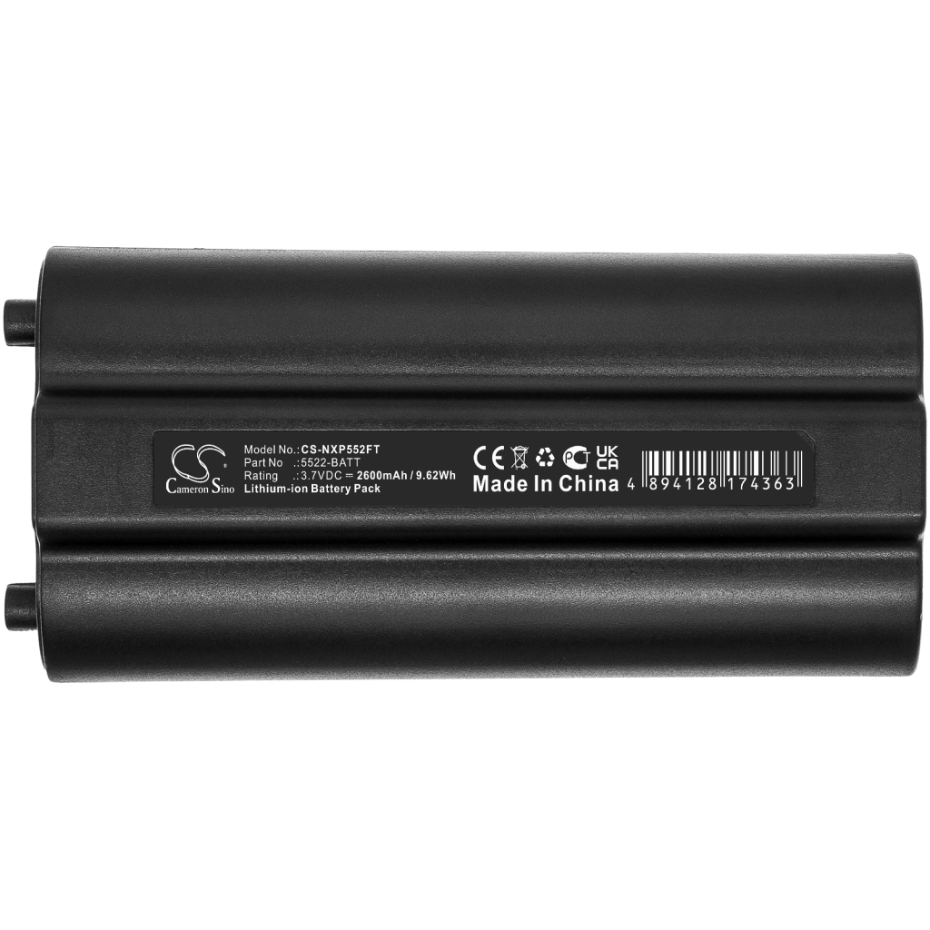 Kompatibilis akkumulátor csere Nightstick 5522-BATT