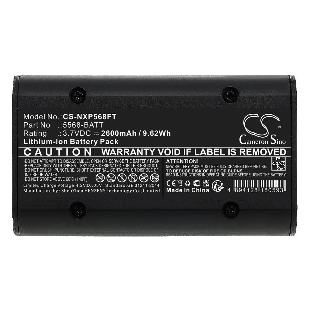 Kompatibilis akkumulátor csere Nightstick 5568-BATT