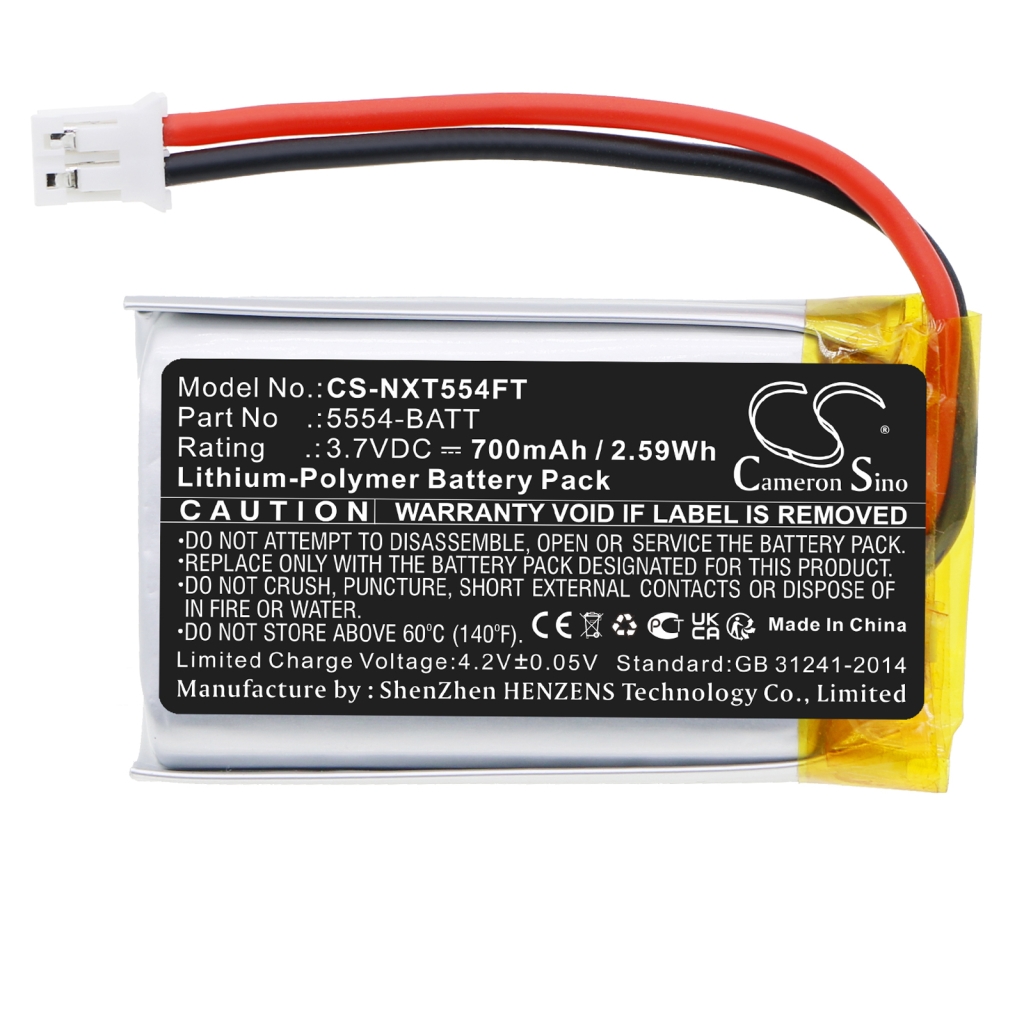 Kompatibilis akkumulátor csere Nightstick 5554-BATT