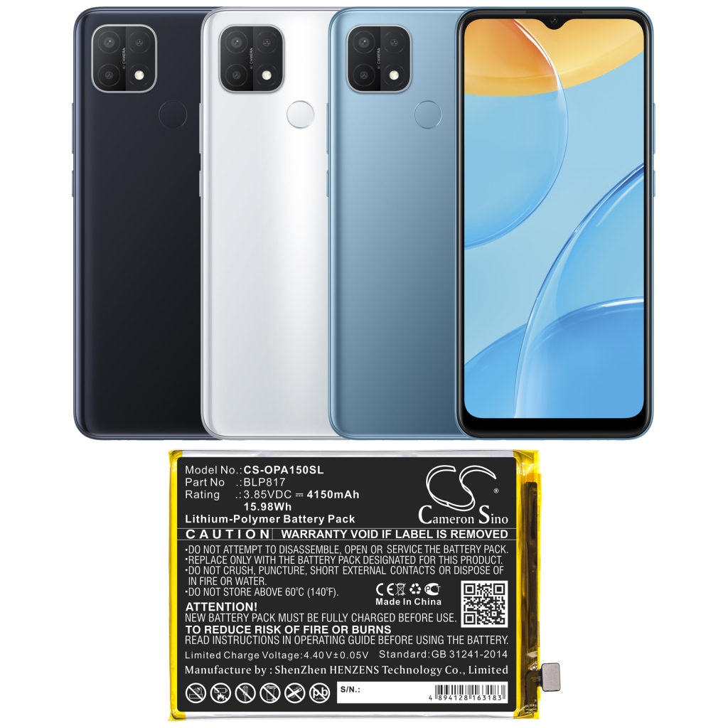Kompatibilis akkumulátor csere OPPO BLP817