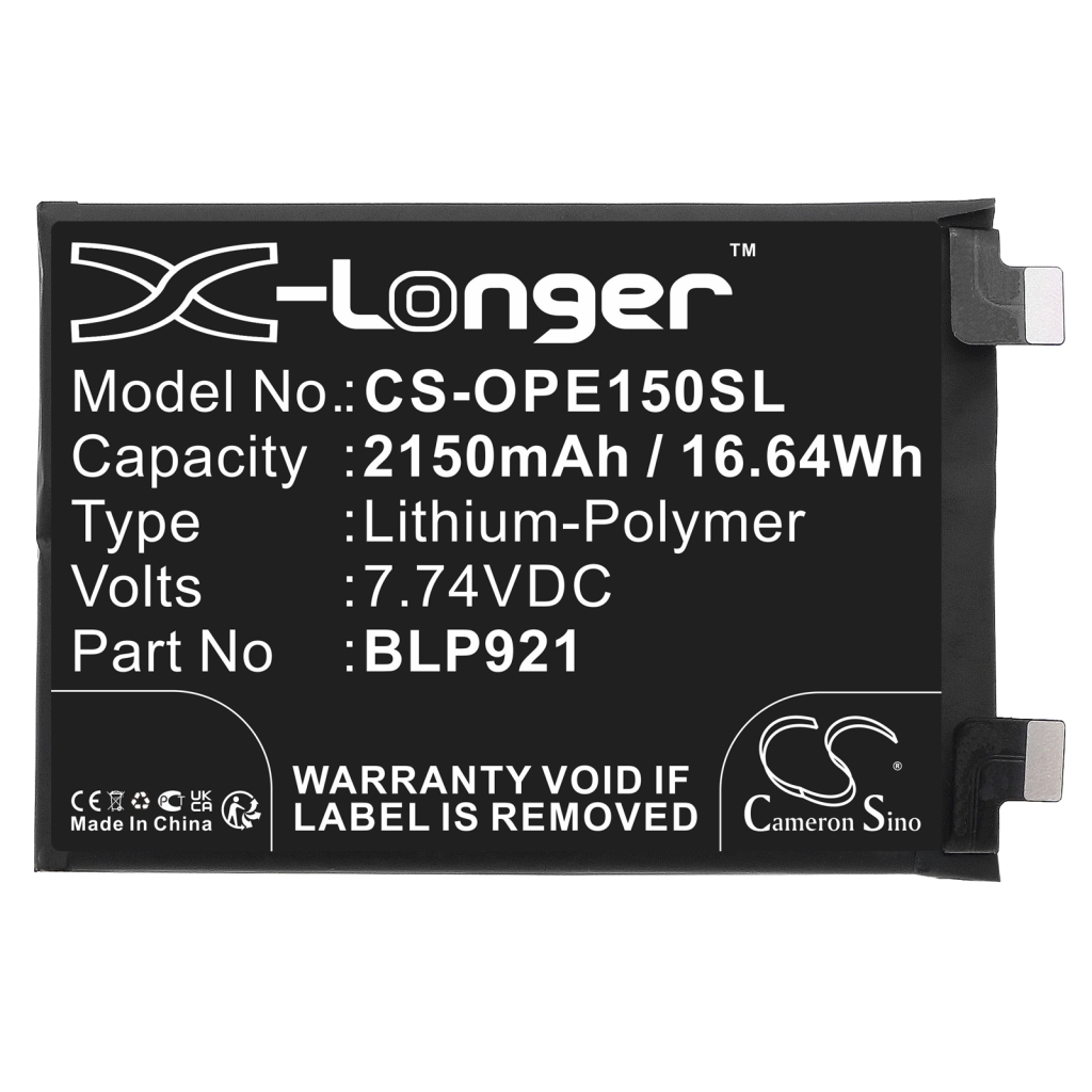 Kompatibilis akkumulátor csere Oneplus BLP921