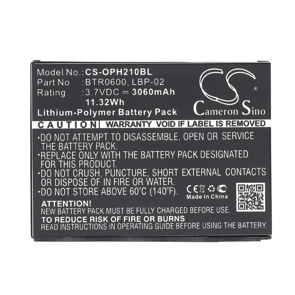 Battery for Opticon H22 2D alpha