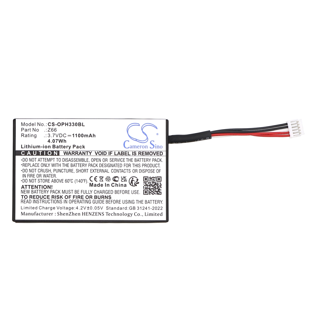 Szkenner akkumulátorok Opticon CS-OPH330BL