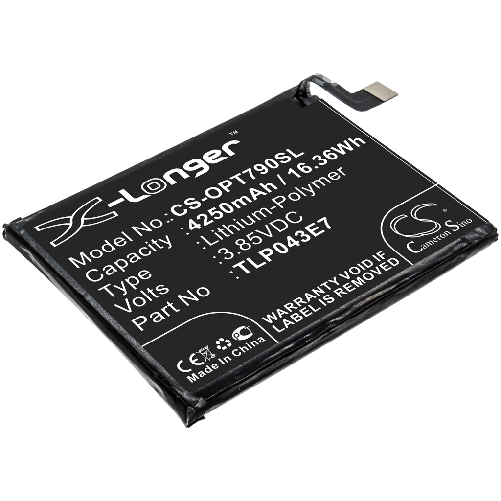 Kompatibilis akkumulátor csere Alcatel TLP043E1,TLP043E7