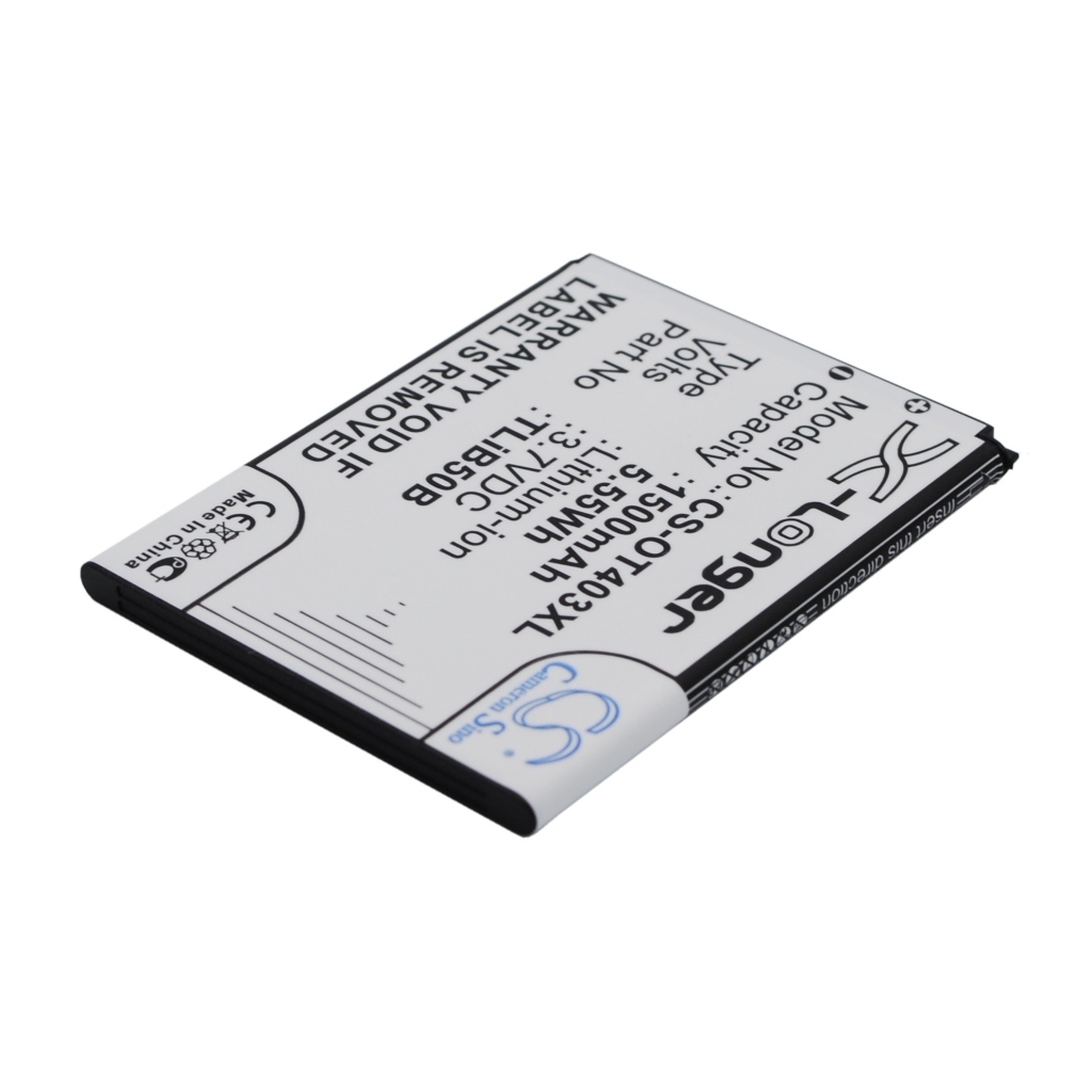 Kompatibilis akkumulátor csere Alcatel CAB60B0000C2,CAB60B0001C2,TLIB50B