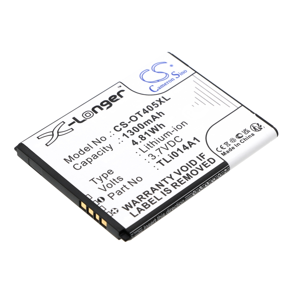 Kompatibilis akkumulátor csere Alcatel CAB1400002C1,CAB31C00002C1,TLI014A1