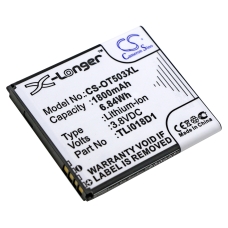Kompatibilis akkumulátor csere Alcatel TLI018D1,TLI018D2
