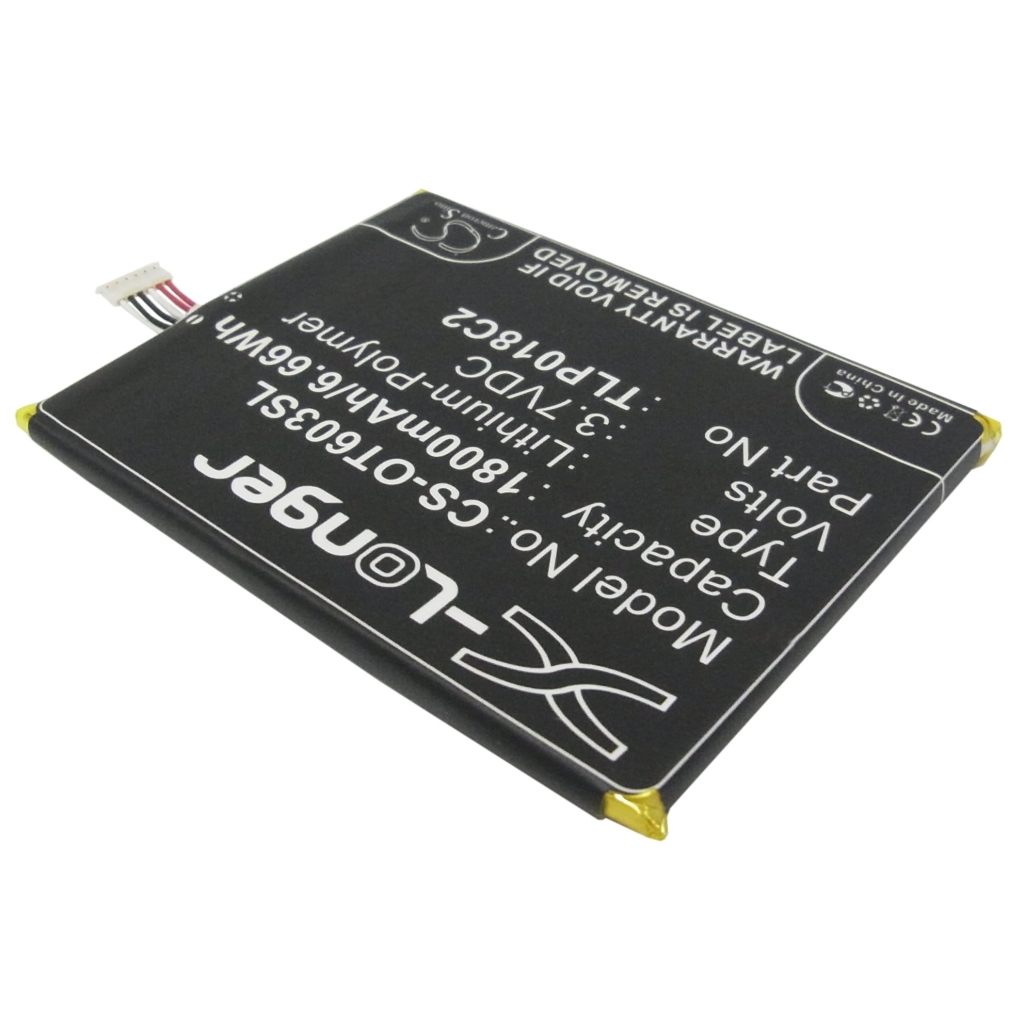 Kompatibilis akkumulátor csere Alcatel TLP018C2,TLP018C4