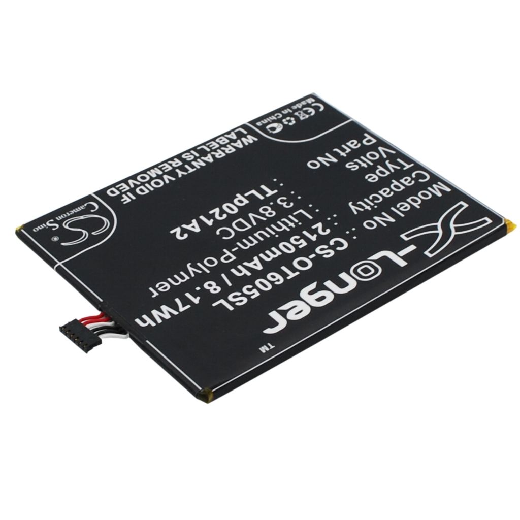 Kompatibilis akkumulátor csere Alcatel TLP021A2