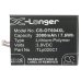 Kompatibilis akkumulátor csere Alcatel CAC2000012C2,TLP020C1,TLP020C2