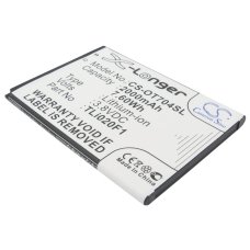 Kompatibilis akkumulátor csere Alcatel TLI018B2,TLI019B1,TLI019B2,TLI020F1,TLI020F2...