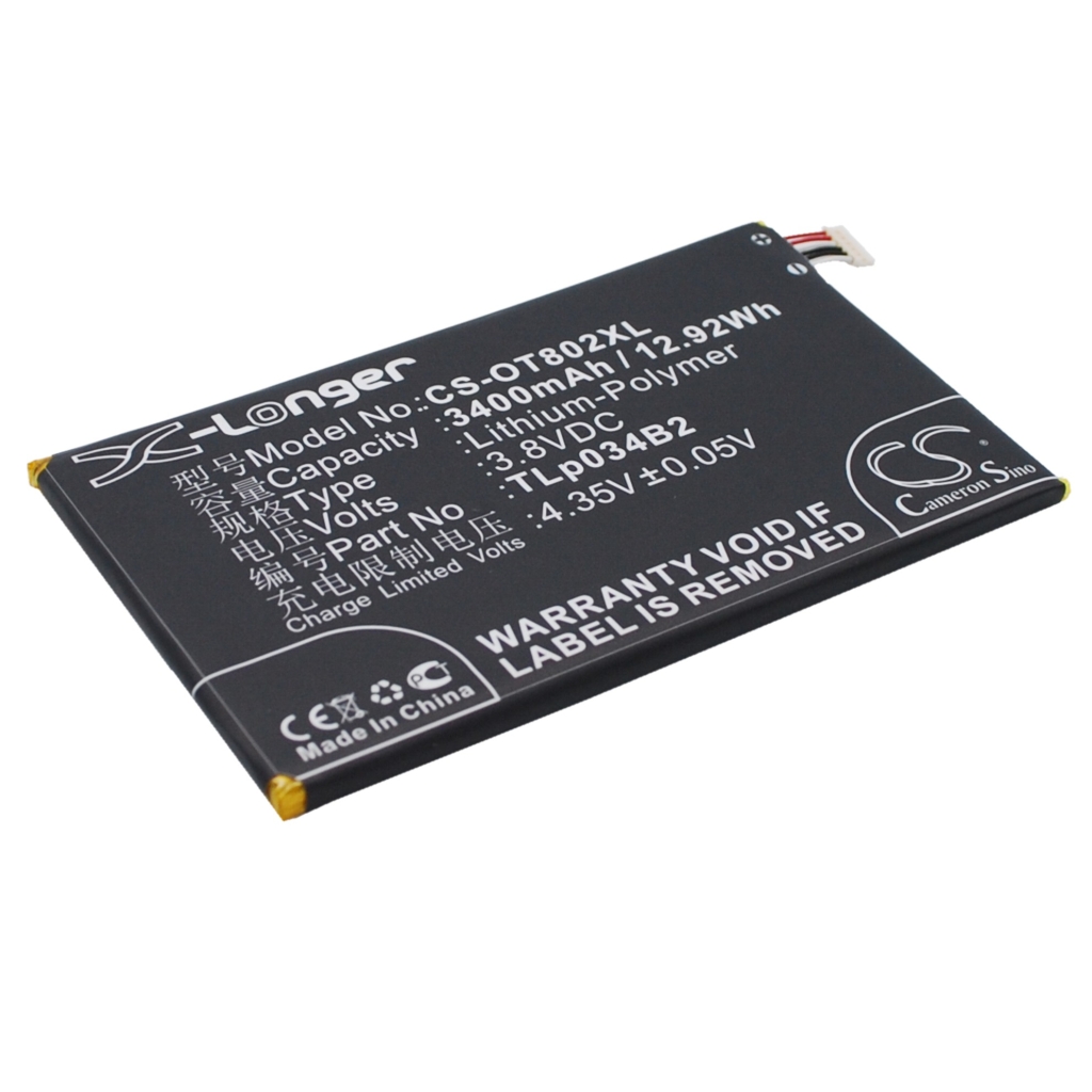 Kompatibilis akkumulátor csere Alcatel TLP034B1,TLP034B2
