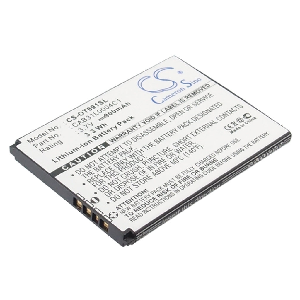 Mobiltelefon akkumulátorok TCL A988