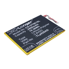 Kompatibilis akkumulátor csere Alcatel TLP028AC,TLP028AD,TLP034B