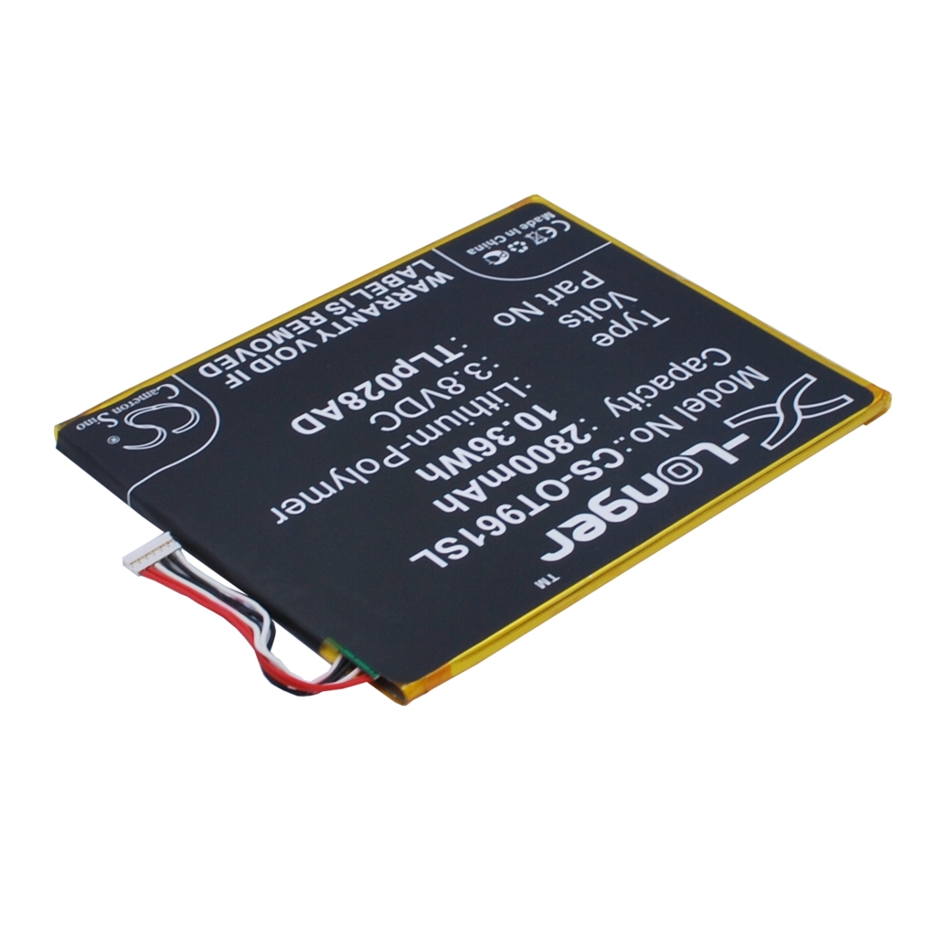 Kompatibilis akkumulátor csere Alcatel TLP028AC,TLP028AD,TLP034B
