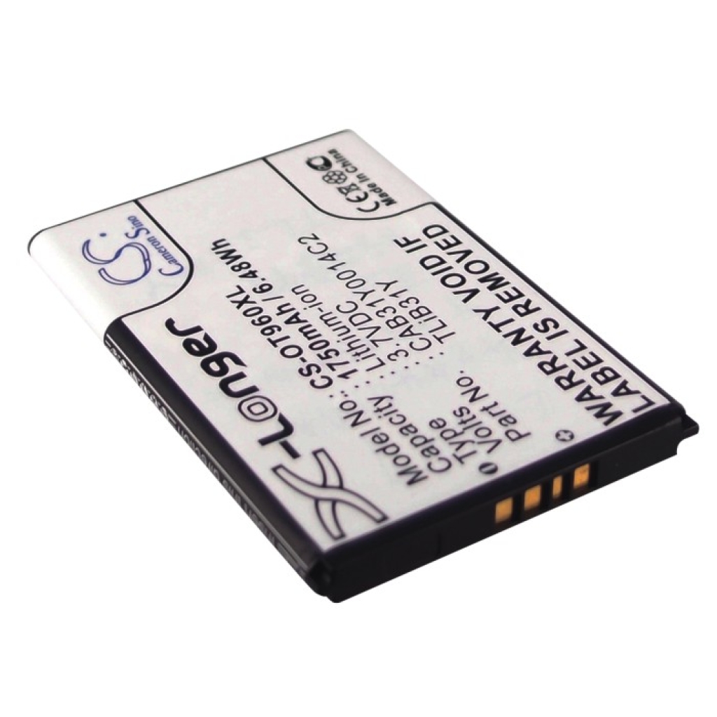 Kompatibilis akkumulátor csere Alcatel CAB31Y0008C2,CAB31Y0014C2,TLIB31Y