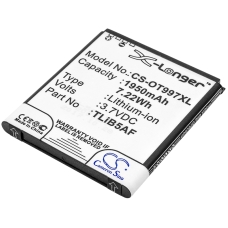 Kompatibilis akkumulátor csere Alcatel CAB32E0000C1,CAB32E0000C2,CAB32E0002C1,TLIB32E,TLIB5AF