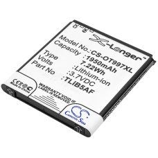 Kompatibilis akkumulátor csere Alcatel CAB32E0000C1,CAB32E0000C2,CAB32E0002C1,TLIB32E,TLIB5AF