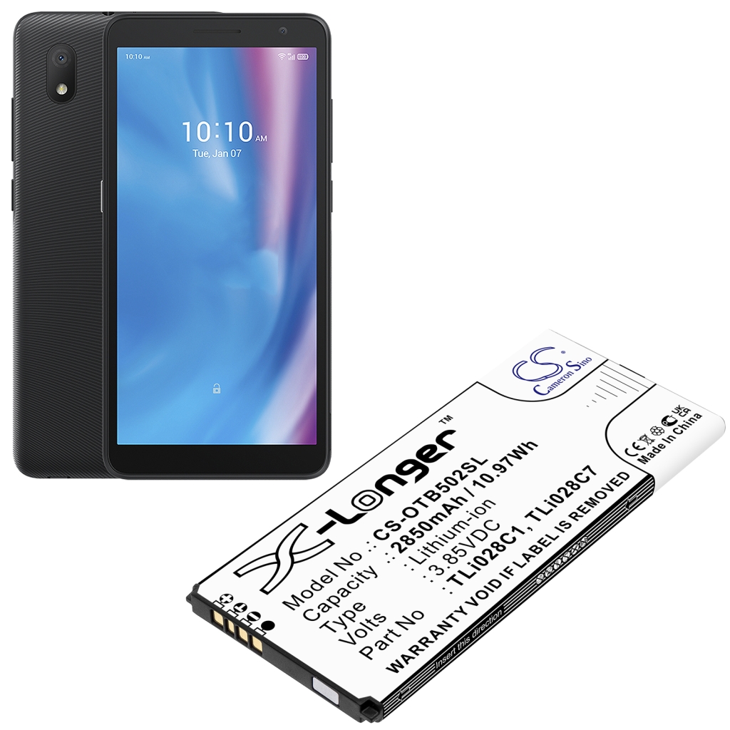 Kompatibilis akkumulátor csere Alcatel TLI028C1,TLI028C7,TLI028D7