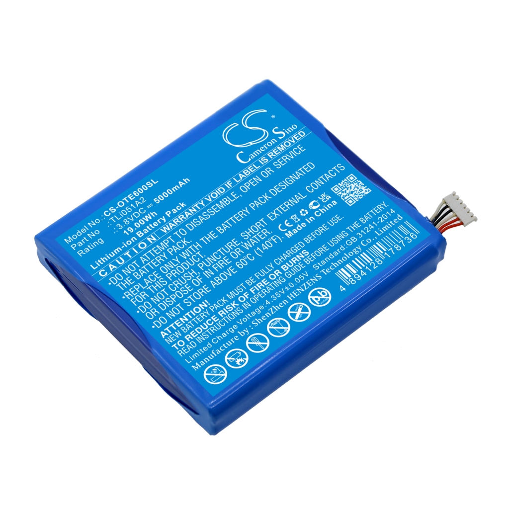 Kompatibilis akkumulátor csere Alcatel TLI051A2