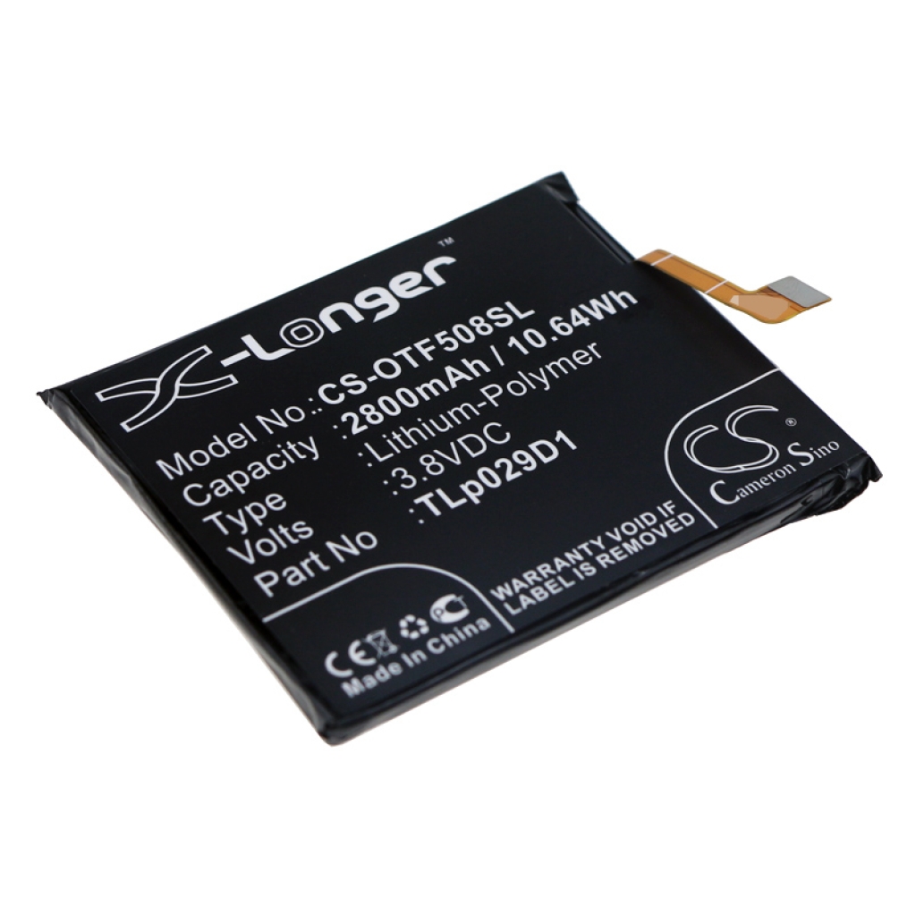 Kompatibilis akkumulátor csere Alcatel TLP029D1