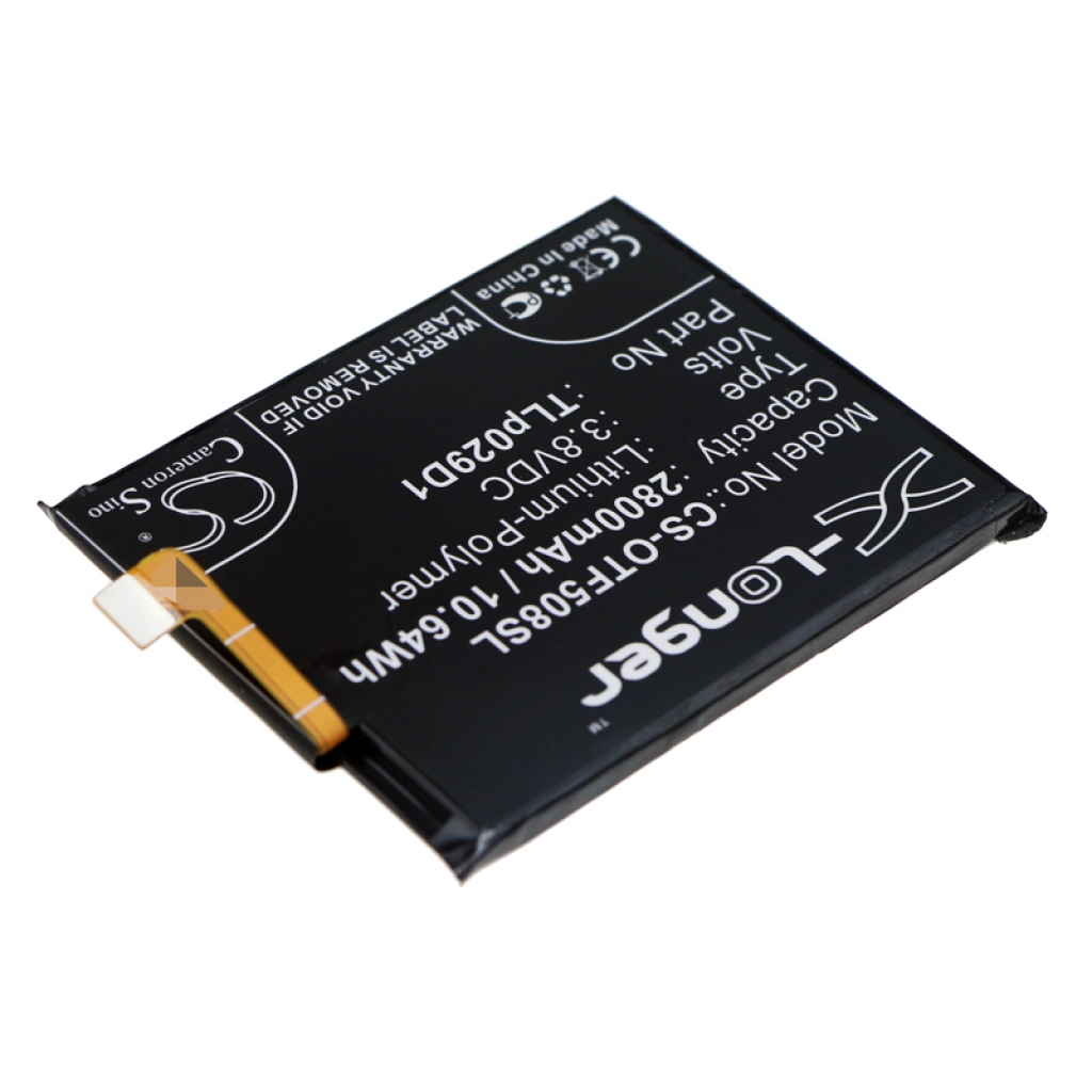 Kompatibilis akkumulátor csere Alcatel TLP029D1