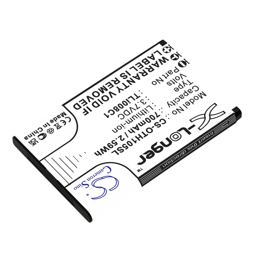 Kompatibilis akkumulátor csere Alcatel TLI008C1