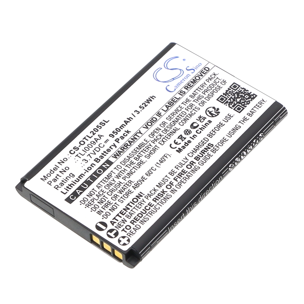 Kompatibilis akkumulátor csere Alcatel TLI009AA
