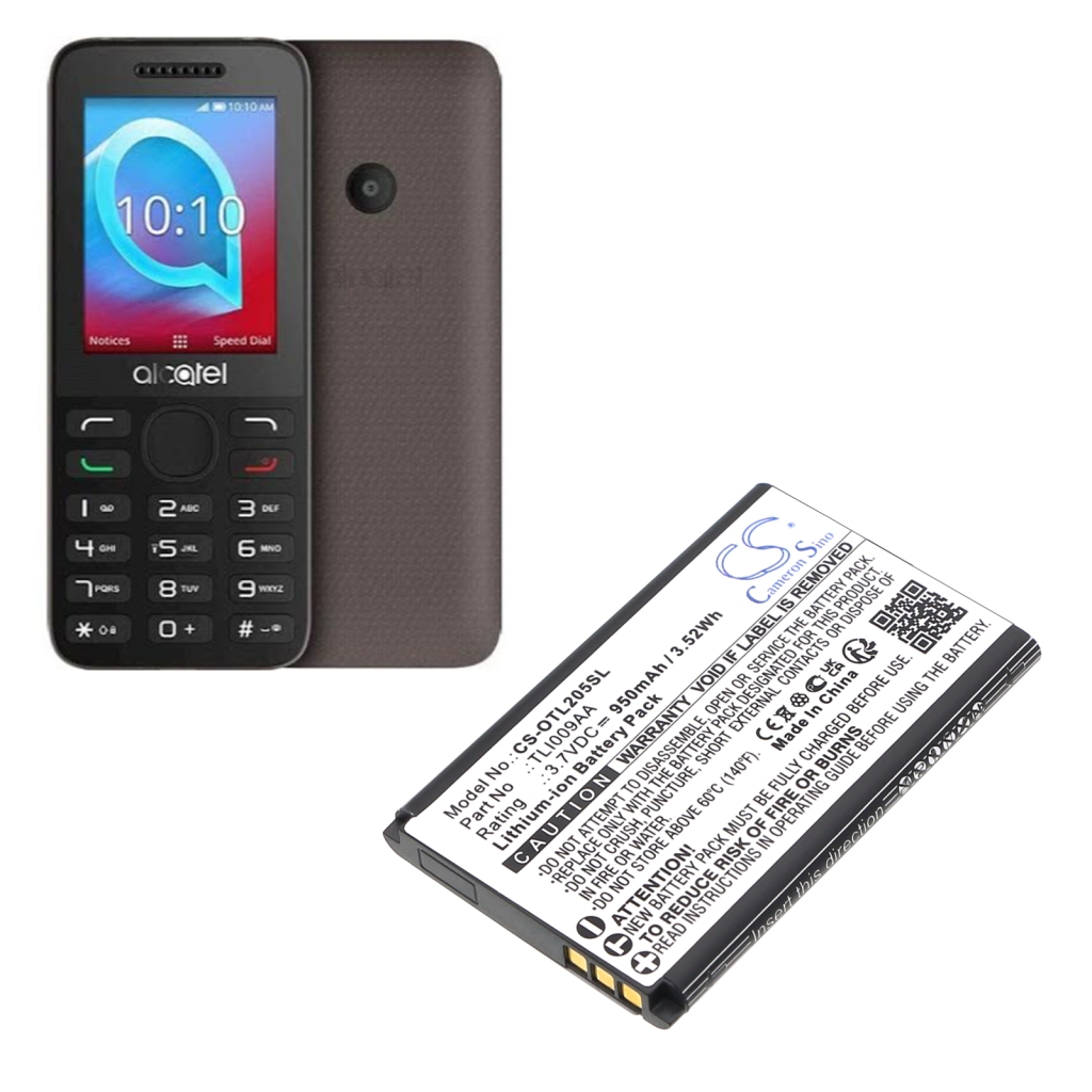 Kompatibilis akkumulátor csere Alcatel TLI009AA