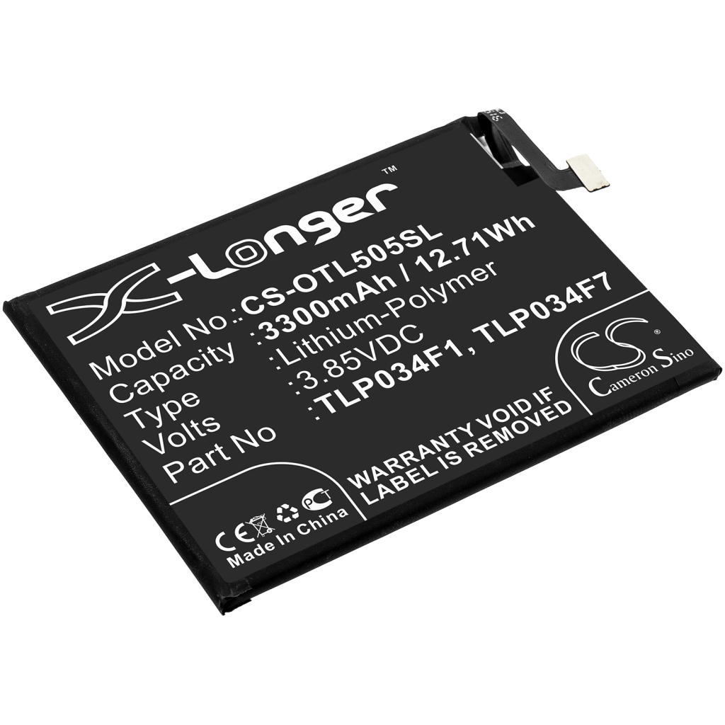 Kompatibilis akkumulátor csere Alcatel TLP034F1,TLP034F7